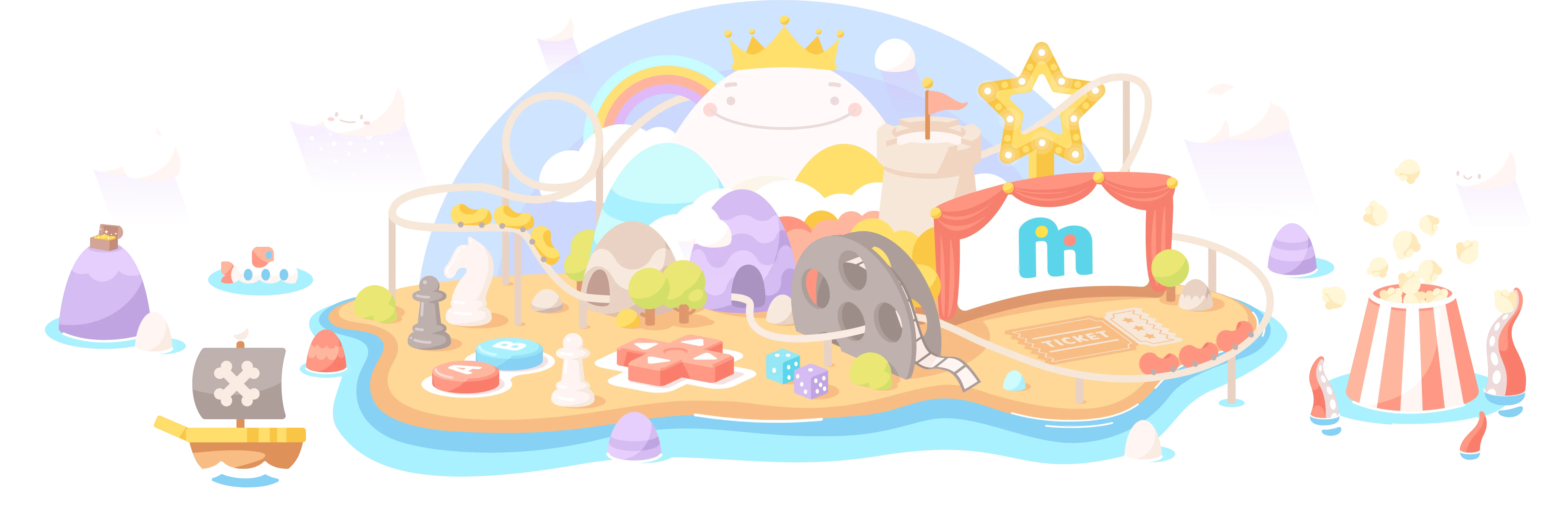 Mini-Me playground illustration
